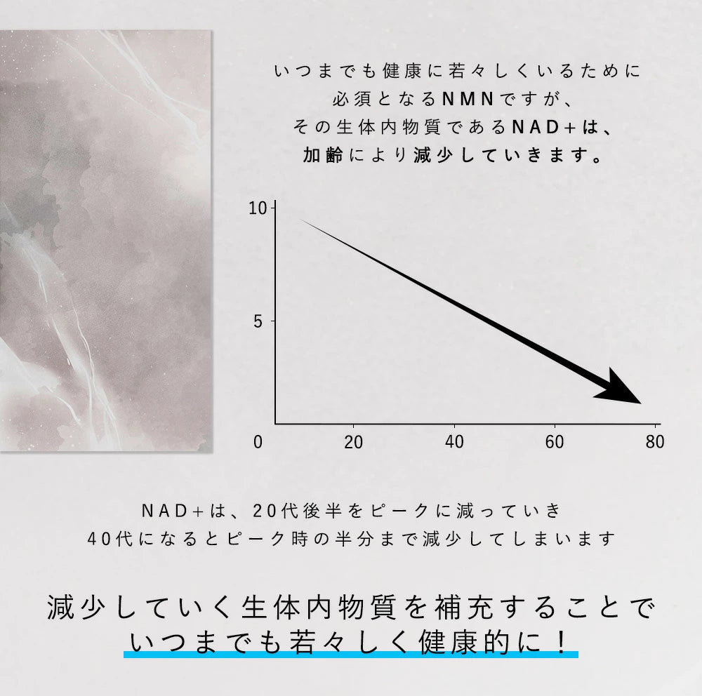 NMN6000 サプリメント エイジングケア 健康 疲れ だるい 日本製 サプリメント 高品質 男性 女性 ニコチンアミド サプリ 40代 50代 60代 nmnサプリ 国産 ニコチンアミドモノヌクレオチド 健康サプリ