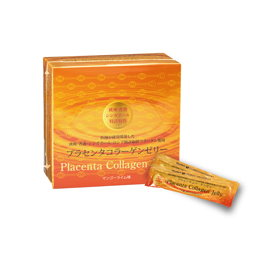 プラセンタコラーゲンゼリー　マンゴーライム味