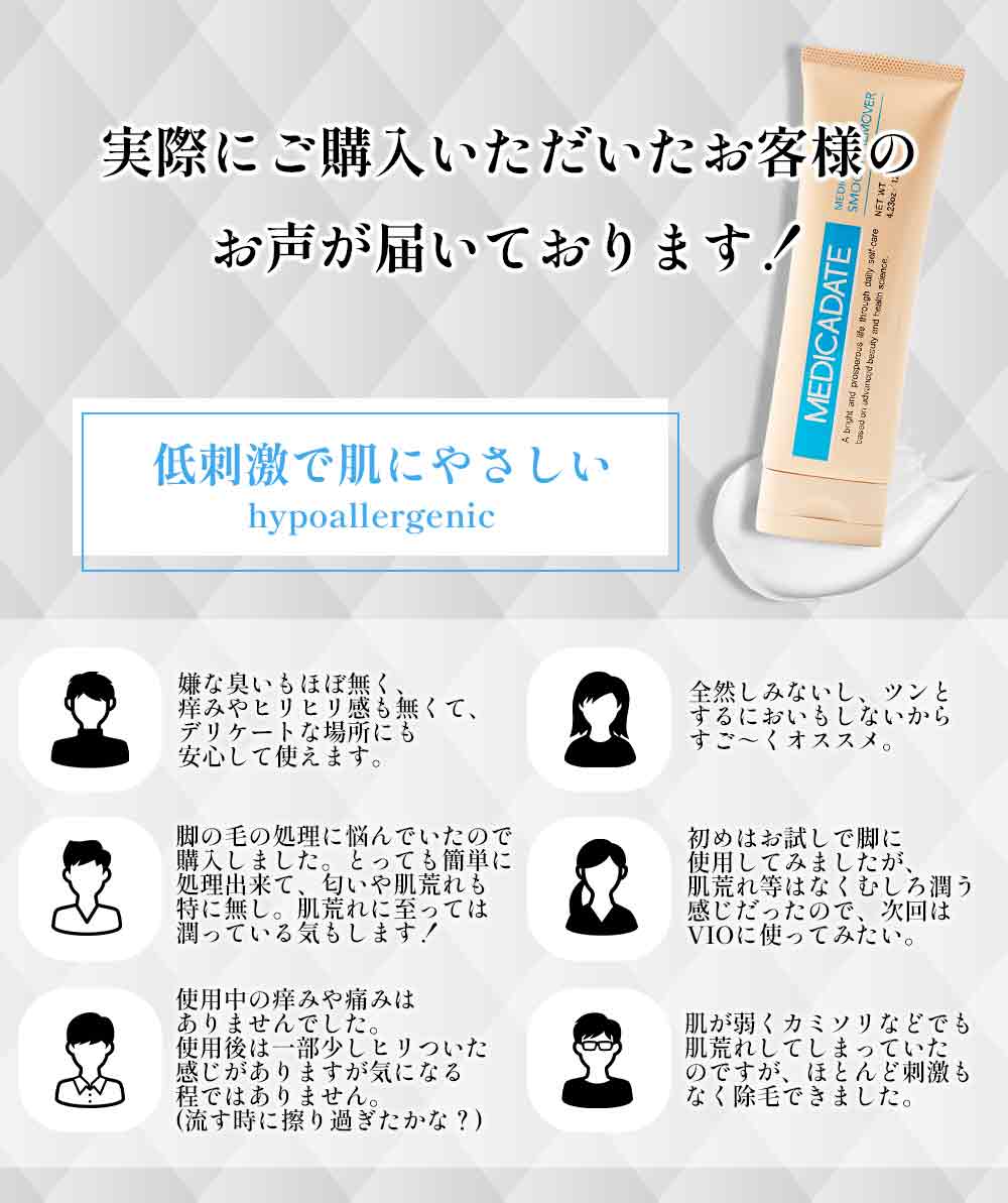 除毛クリーム VIO対応 医薬部外品 敏感肌用 低刺激 全身 デリケートゾーン 120g 男女兼用 ムダ毛処理 アンダーヘア 女性 メンズ レディース 子供 小学生 ムダ毛 敏感肌 すね毛 太もも 背中 腕 除毛剤 むだげ処理 肌に優しい MEDICADATE メディカデイト